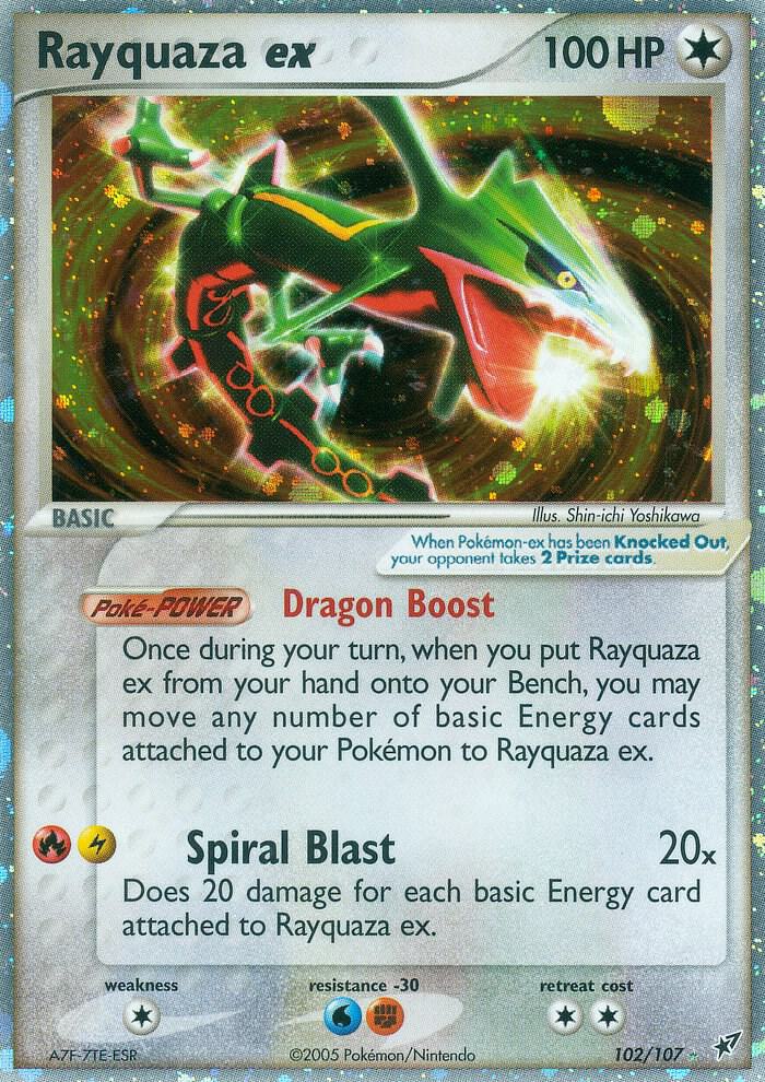 Pokemon Rayquaza ex 102/107 Deoxys