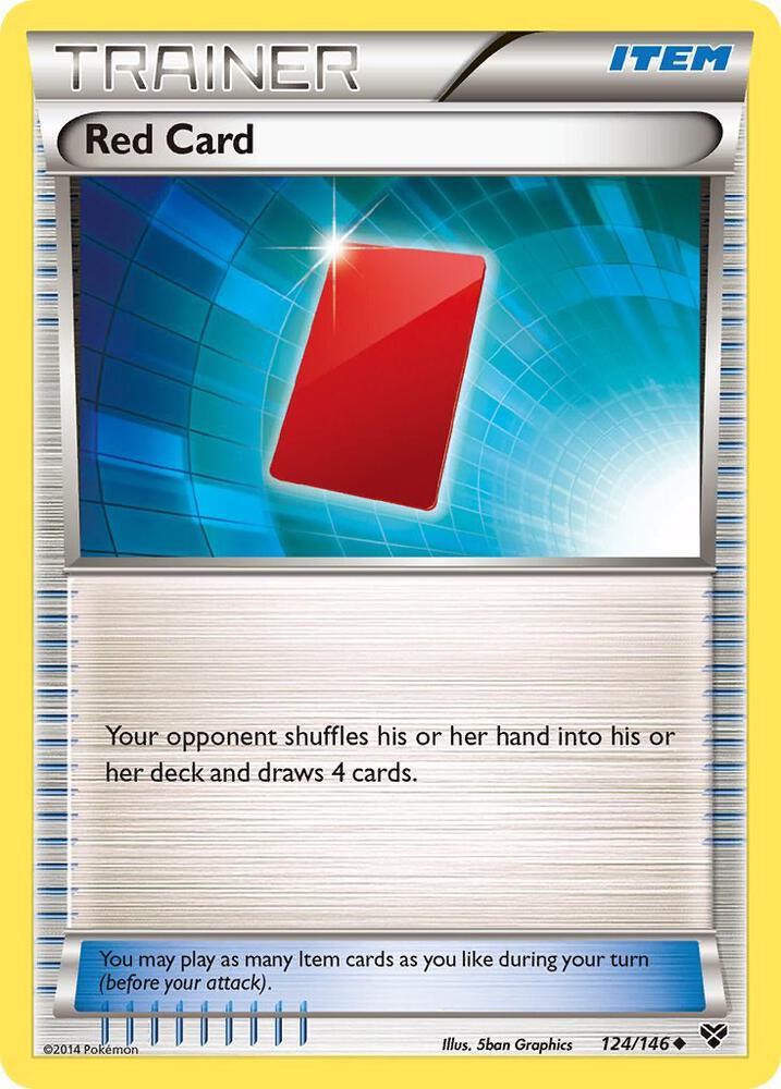 Pokemon Red Card 124/146 XY