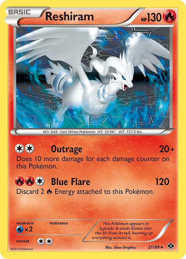 Pokemon Reshiram 21/99 Next Destinies