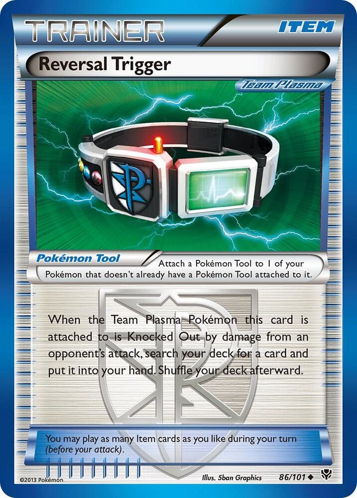Pokemon Reversal Trigger 86/101 Plasma Blast