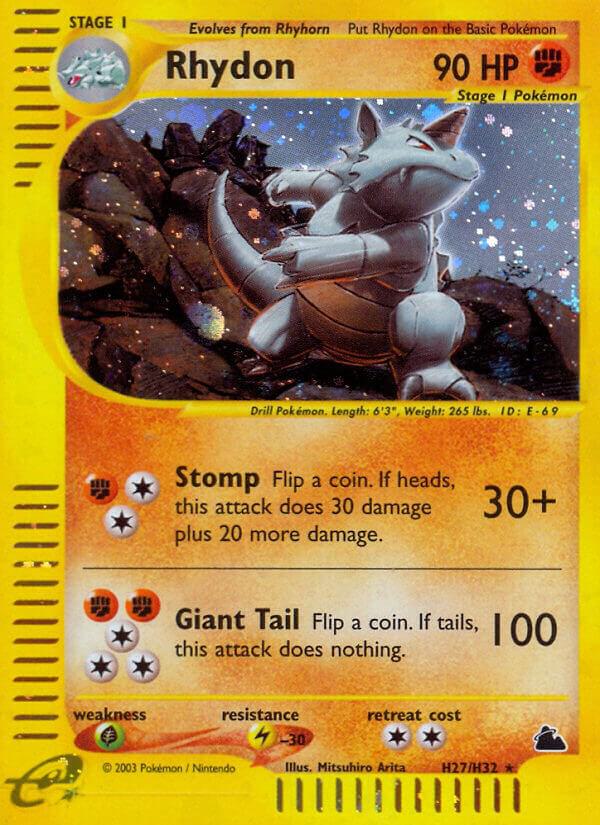 Pokemon Rhydon H27/144 Skyridge