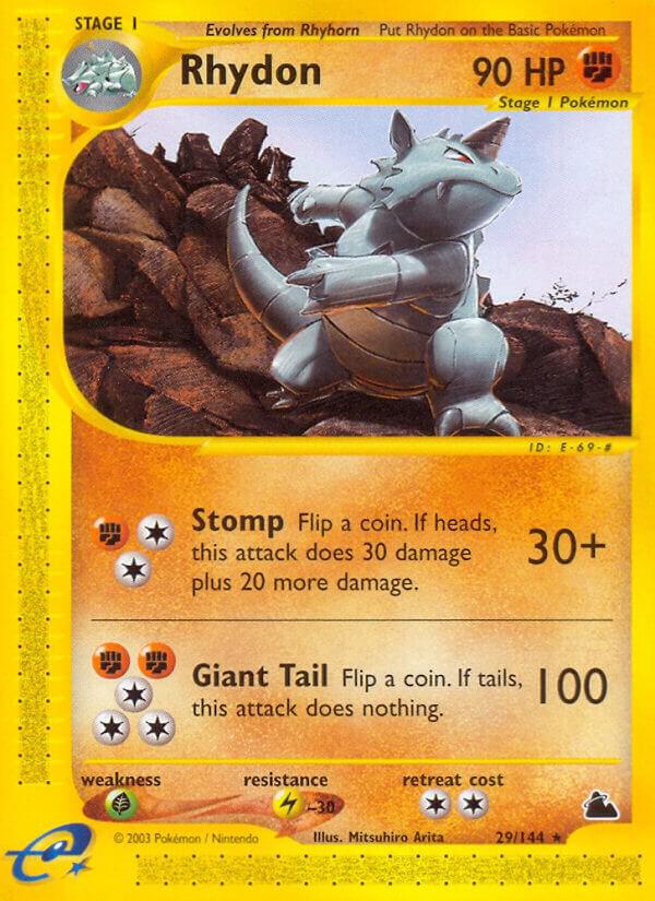 Pokemon Rhydon 29/144 Skyridge