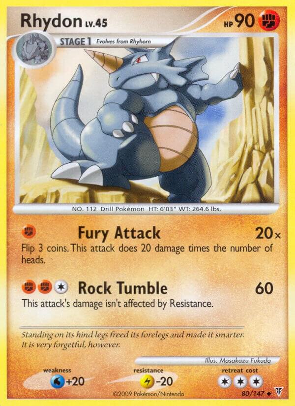 Pokemon Rhydon 80/147 Supreme Victors
