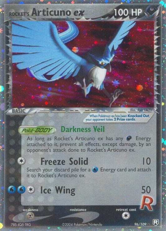 Pokemon Rocket's Articuno ex 96/109 Team Rocket Returns