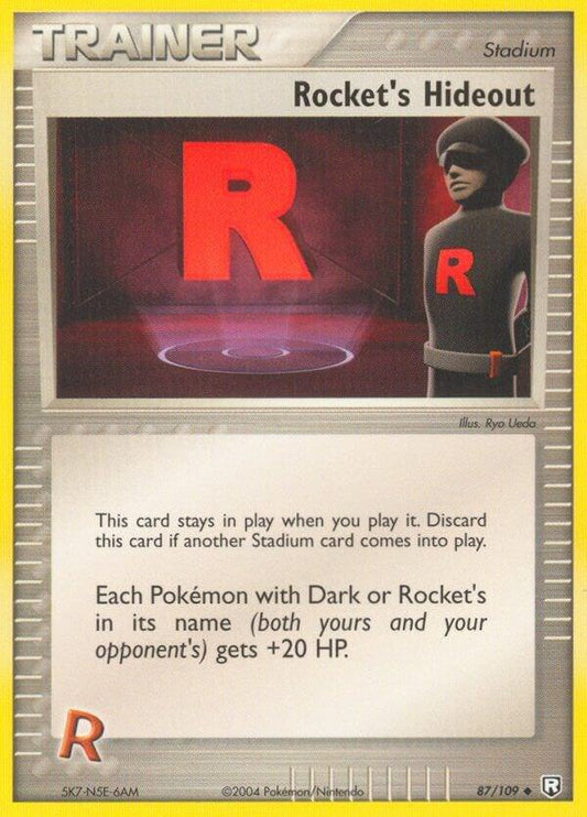 Pokemon Rocket's Hideout 87/109 Team Rocket Returns