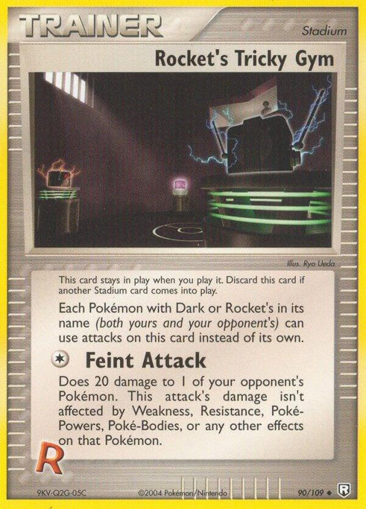 Pokemon Rocket's Tricky Gym 90/109 Team Rocket Returns