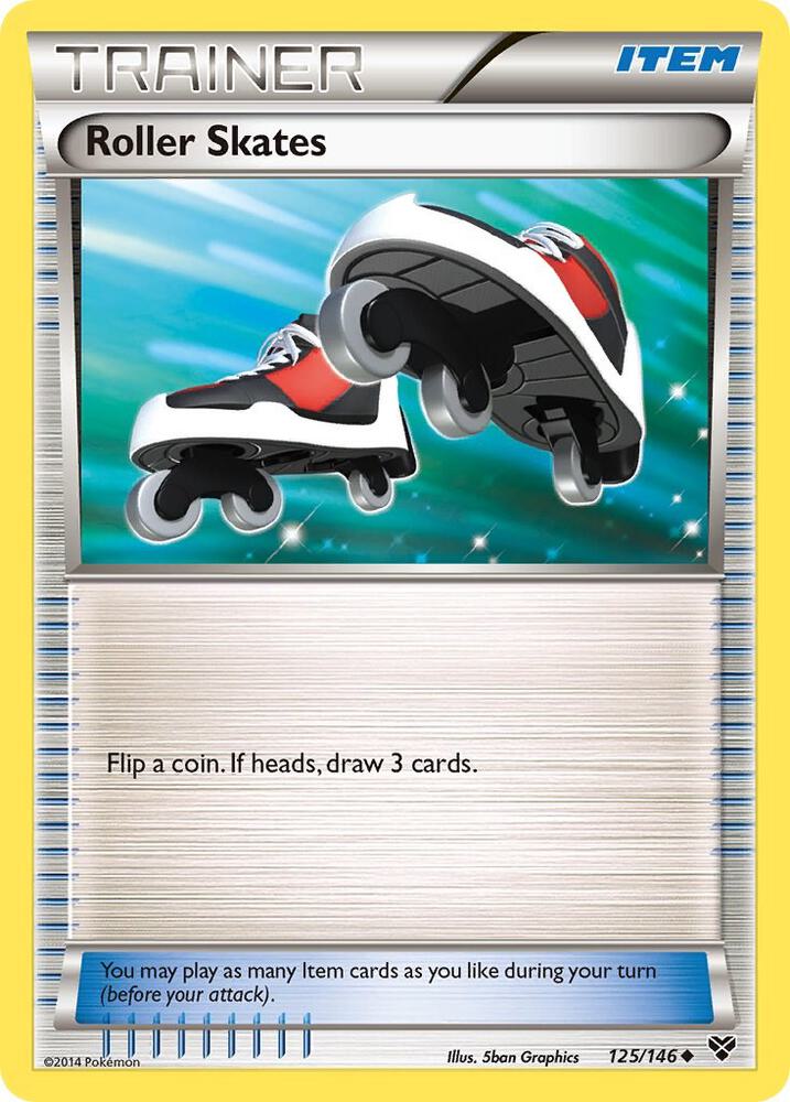 Pokemon Roller Skates 125/146 XY
