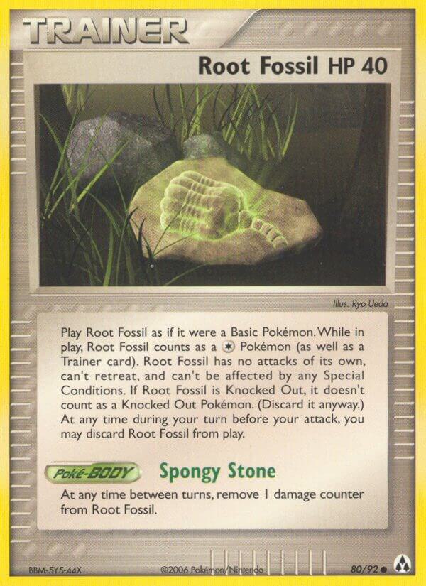Pokemon Root Fossil 80/92 Legend Maker