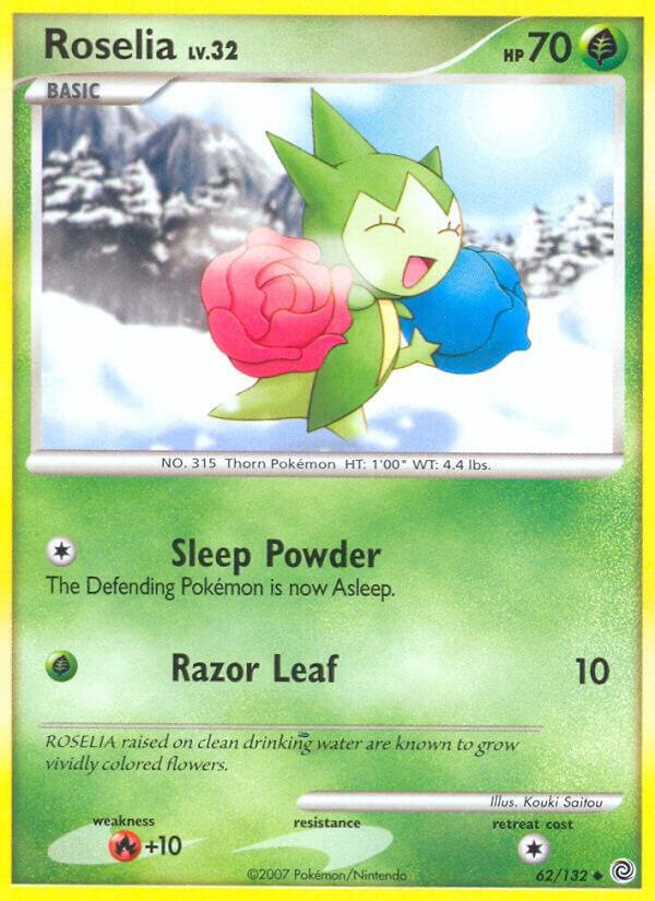 Pokemon Roselia 62/132 Secret Wonders