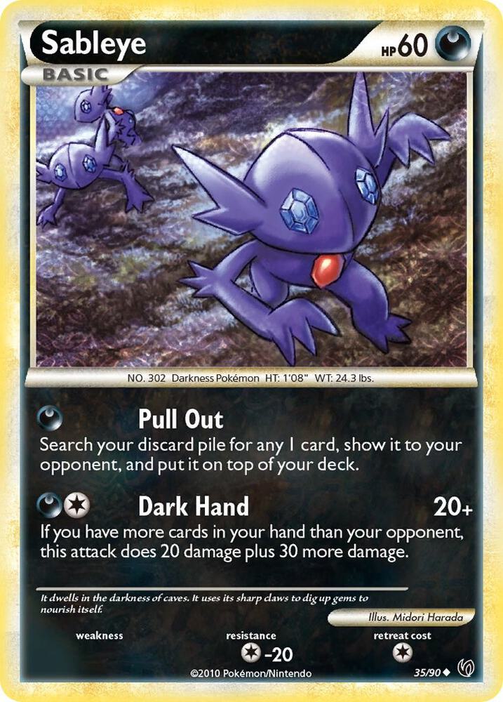 Pokemon Sableye 35/90 Undaunted
