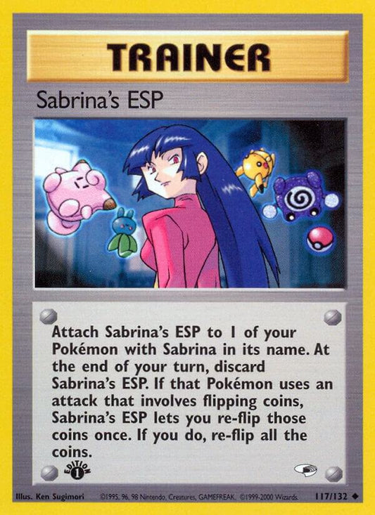 Pokemon Sabrina's ESP 117/132 Gym Heroes