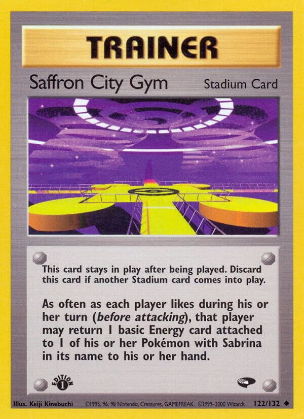 Pokemon  Saffron City Gym 122/132 Gym Challenge