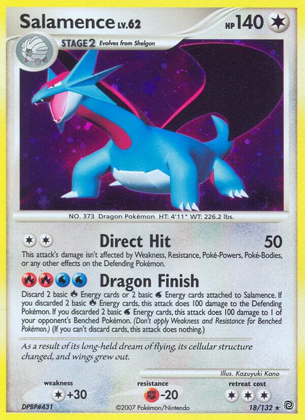 Pokemon Salamence 18/132 Secret Wonders