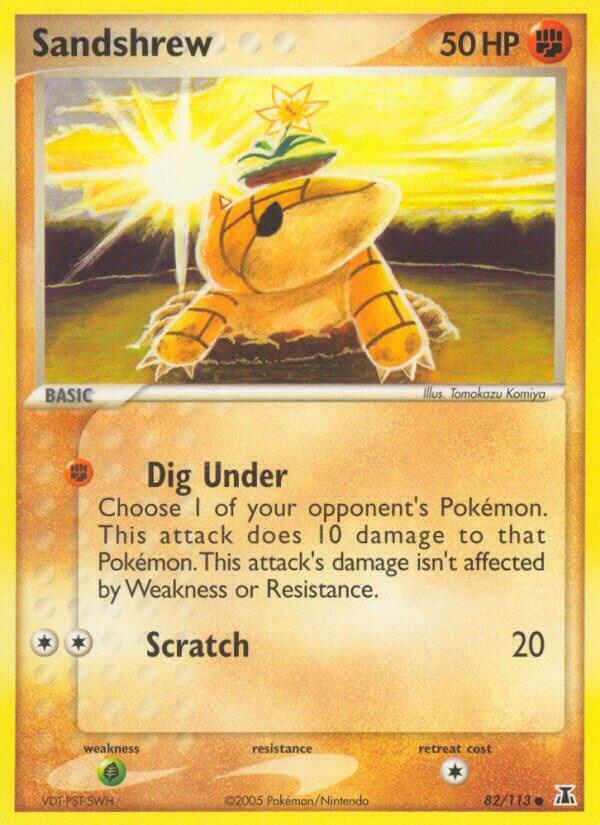 Pokemon Sandshrew 82/113 Delta Species