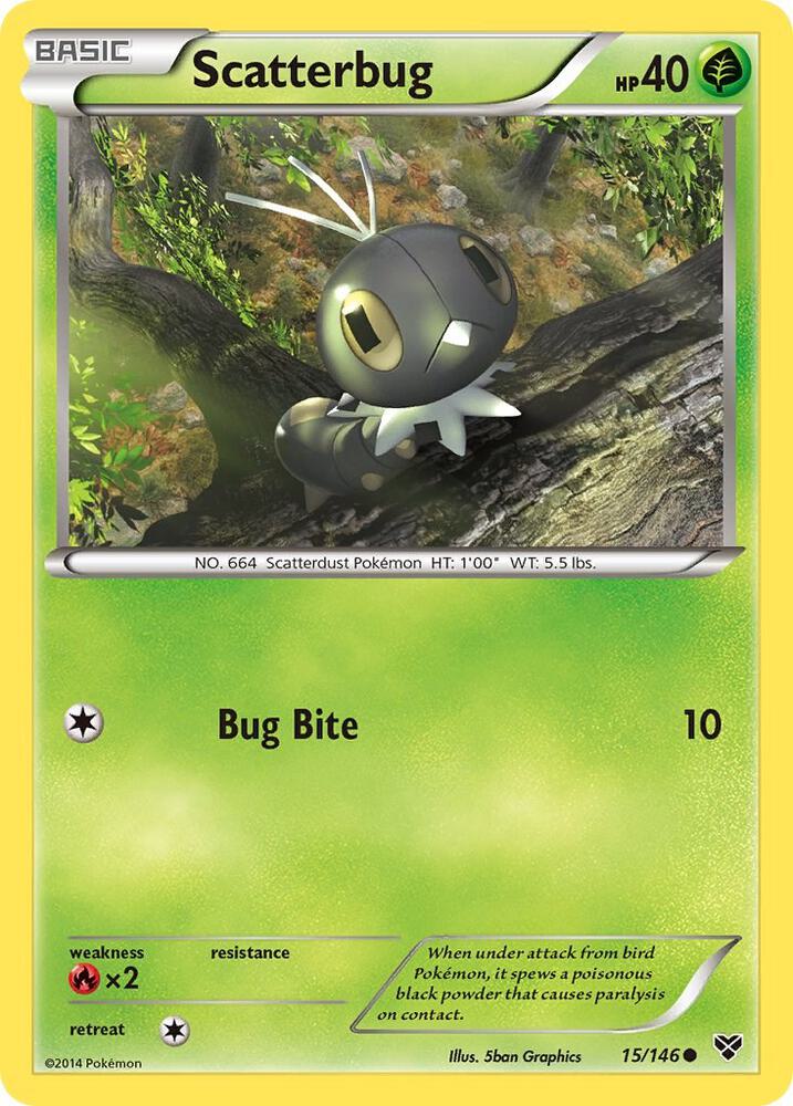 Pokemon Scatterbug 15/146 XY
