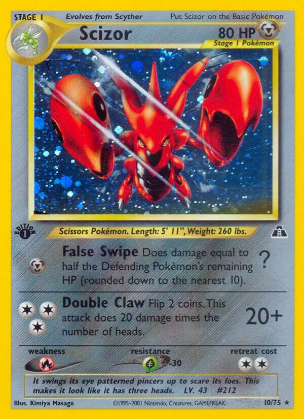 Pokemon Scizor 10/75 Neo Discovery