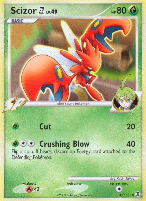Pokemon Scizor E4 48/111 Rising Rivals