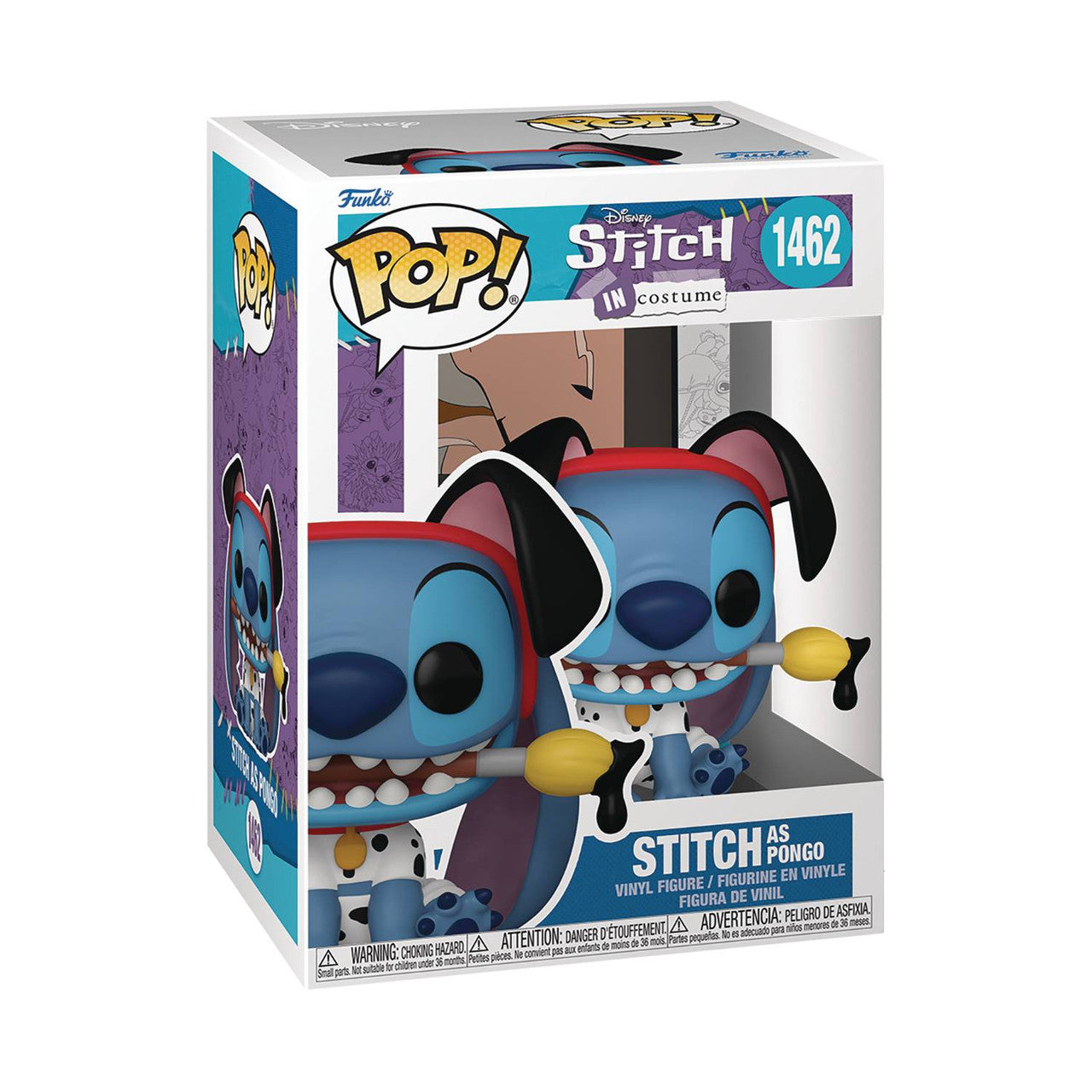 Funko Pop! Disney Stitch In Costume Stitch As Pongo #1462