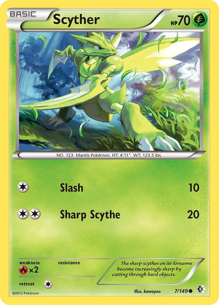 Pokemon Scyther 7/149 Boundaries Crossed