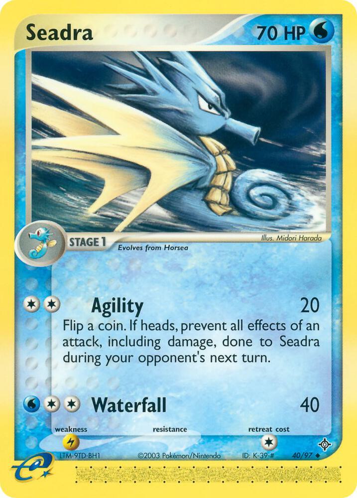Pokemon Seadra 40/100 Dragon