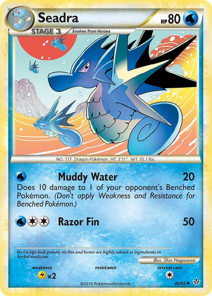 Pokemon Seadra 40/95 Unleashed