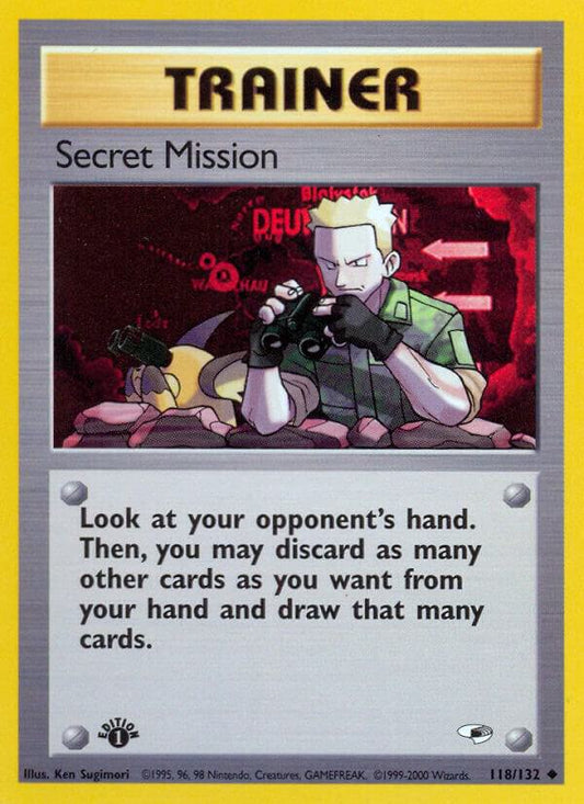 Pokemon Secret Mission 118/132 Gym Heroes