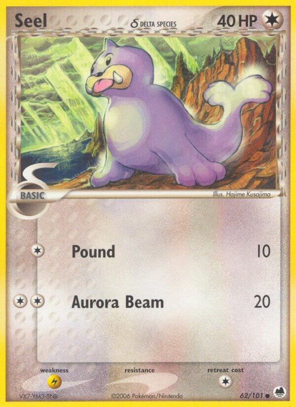 Pokemon Seel δ 62/101 Dragon Frontiers