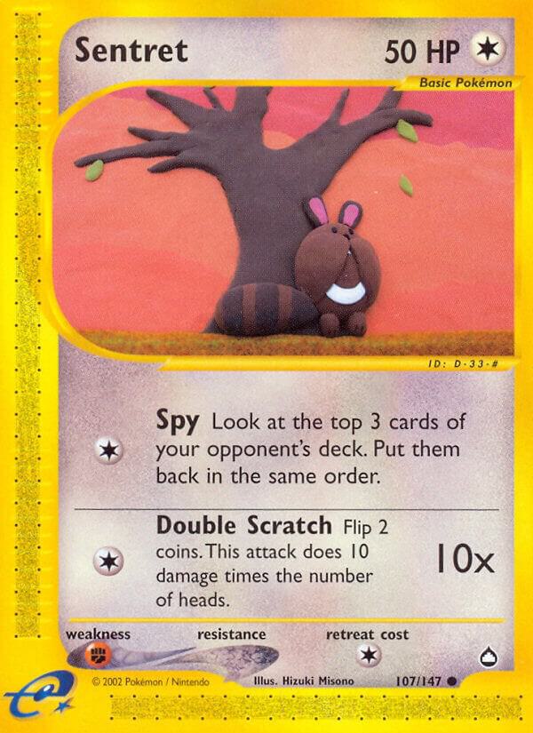 Pokemon Sentret 107/147 Aquapolis