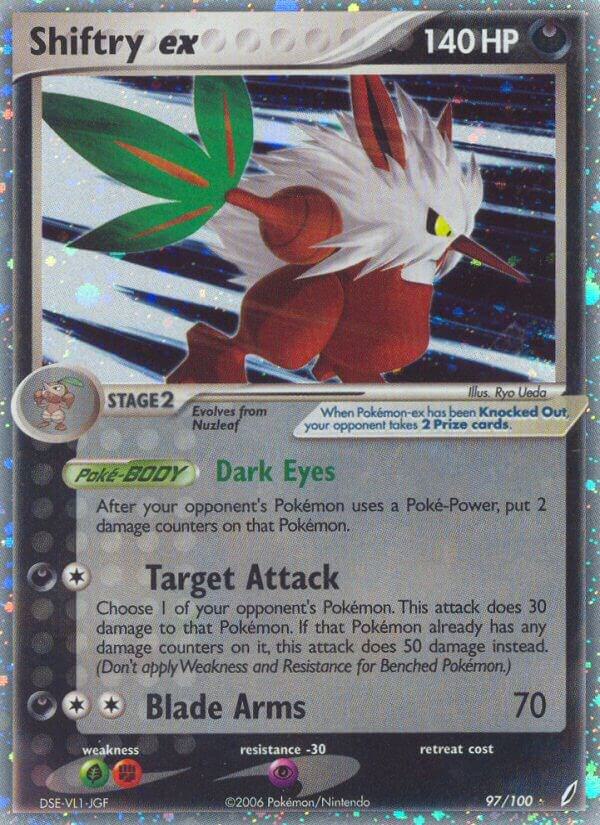 Pokemon Shiftry ex 97/100 Crystal Guardians