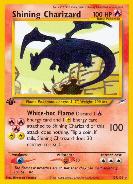 Pokemon Shining Charizard 107/113 Neo Destiny