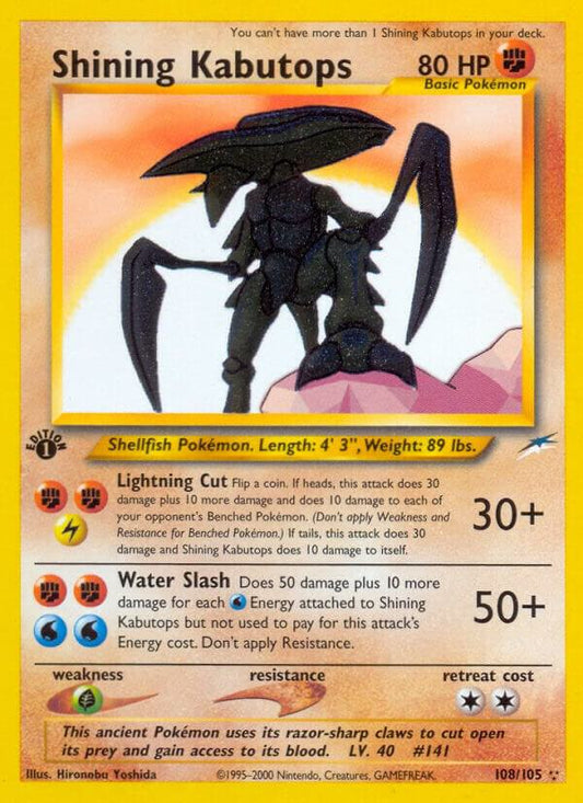 Pokemon Shining Kabutops 108/113 Neo Destiny