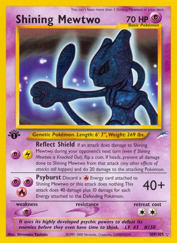 Pokemon Shining Mewtwo 109/113 Neo Destiny