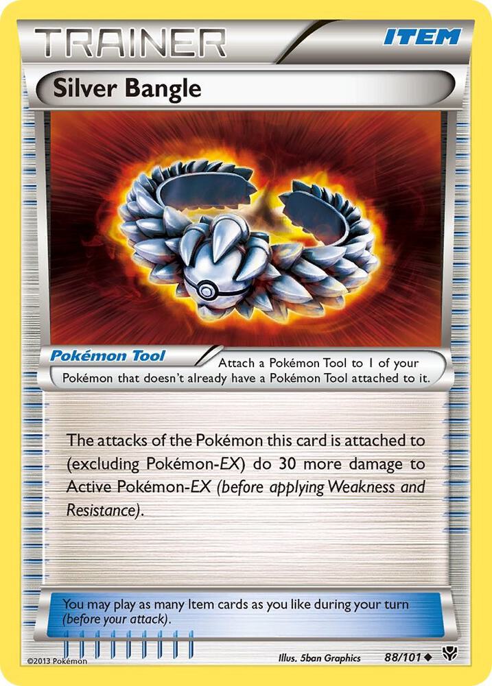 Pokemon Silver Bangle 88/101 Plasma Blast