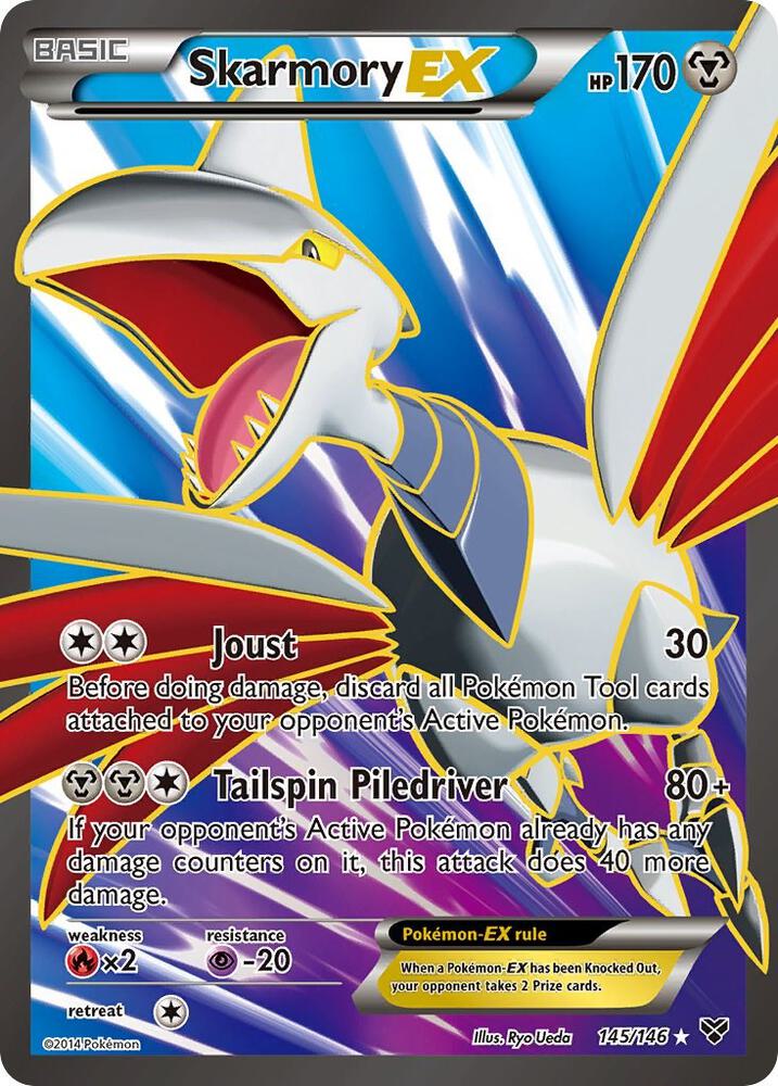 Pokemon Skarmory EX 145/146 XY