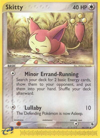 Pokemon Skitty 44/109 EX Ruby & Sapphire
