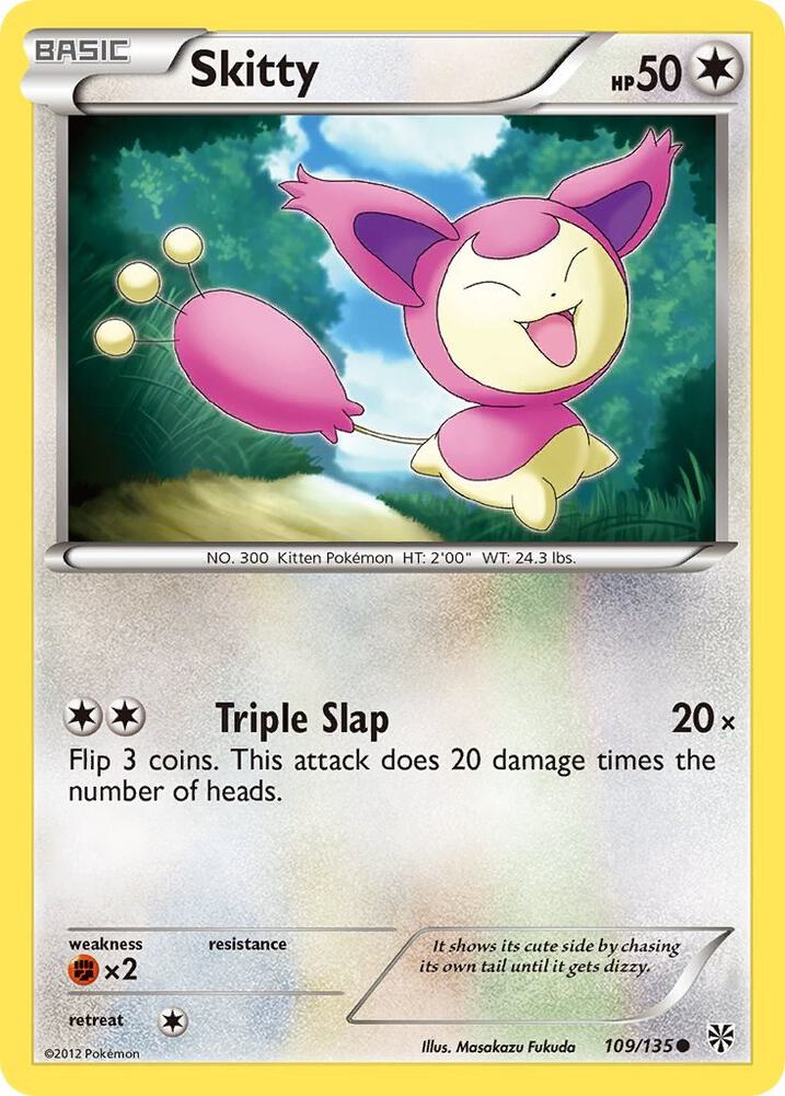 Pokemon Skitty 109/135 Plasma Storm