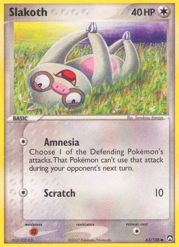 Pokemon Slakoth 63/108 Power Keepers