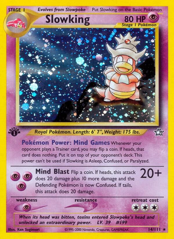 Pokemon Slowking # 14 Neo Genesis