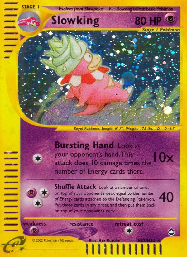 Pokemon Slowking H22/147 Aquapolis