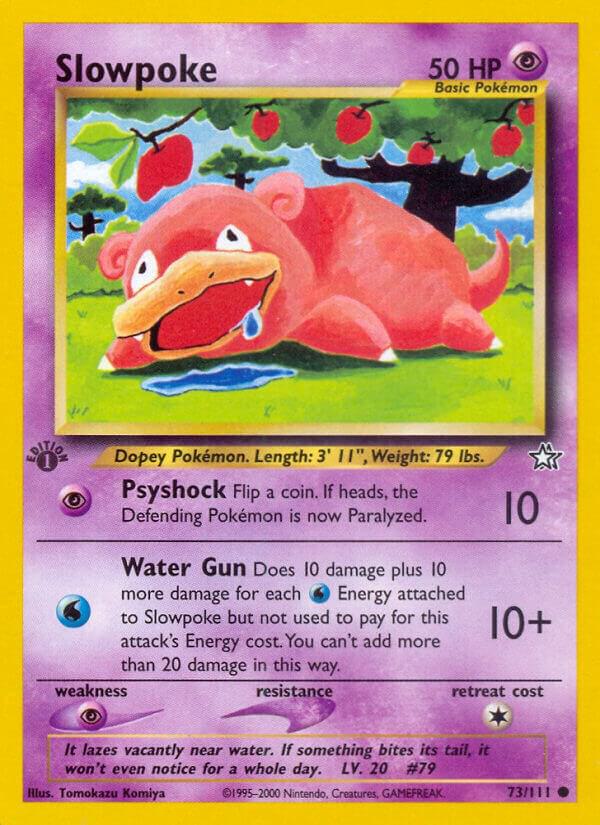 Pokemon Slowpoke # 73 Neo Genesis