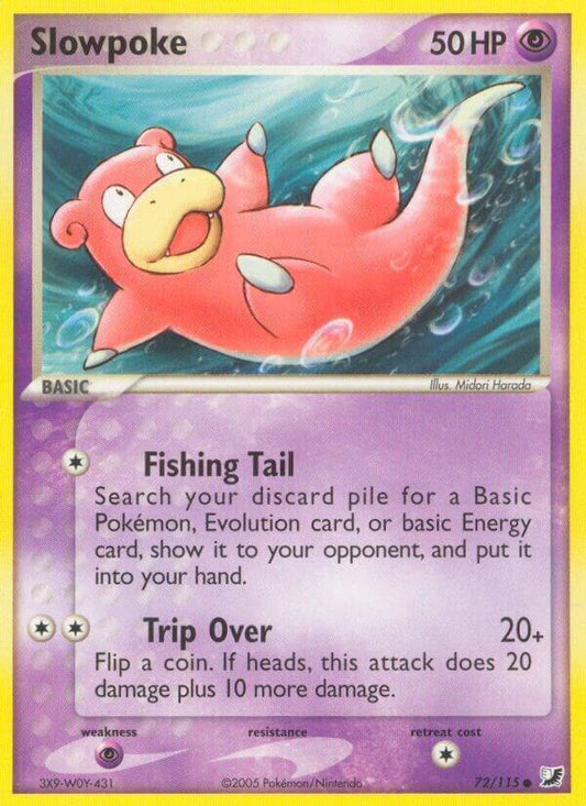 Pokemon Slowpoke 72/115 Unseen Forces