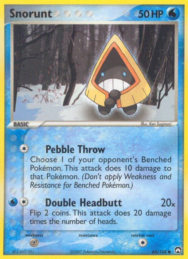 Pokemon Snorunt 64/108 Power Keepers