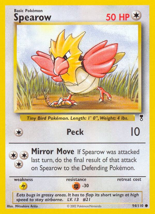 Pokemon Spearow 94/110 Legendary Collection