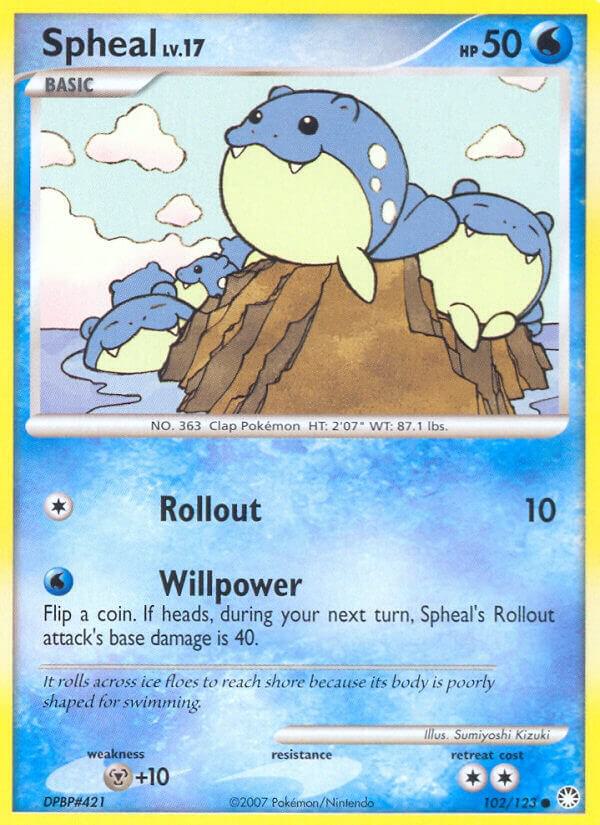 Pokemon Spheal 102/123 Mysterious Treasures