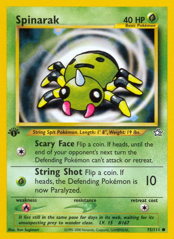 Pokemon Spinarak # 75 Neo Genesis