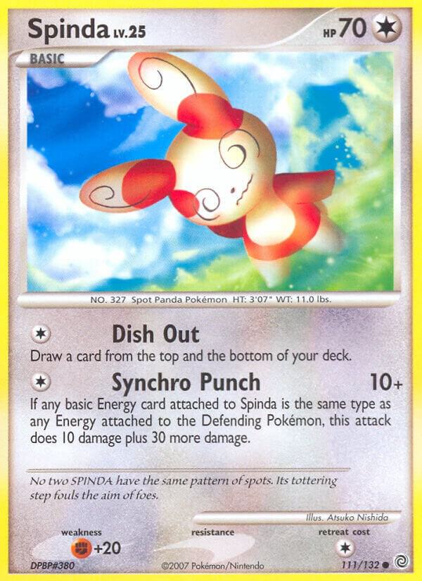 Pokemon Spinda 111/132 Secret Wonders