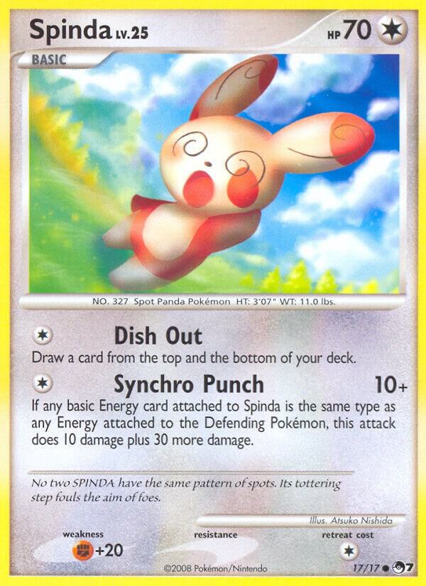 Pokemon Spinda 17/17 POP Series 7