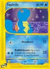 Pokemon Squirtle 132/165 Expedition Base Set