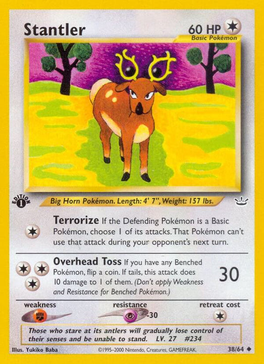 Pokemon Stantler 38/64 Neo Revelation