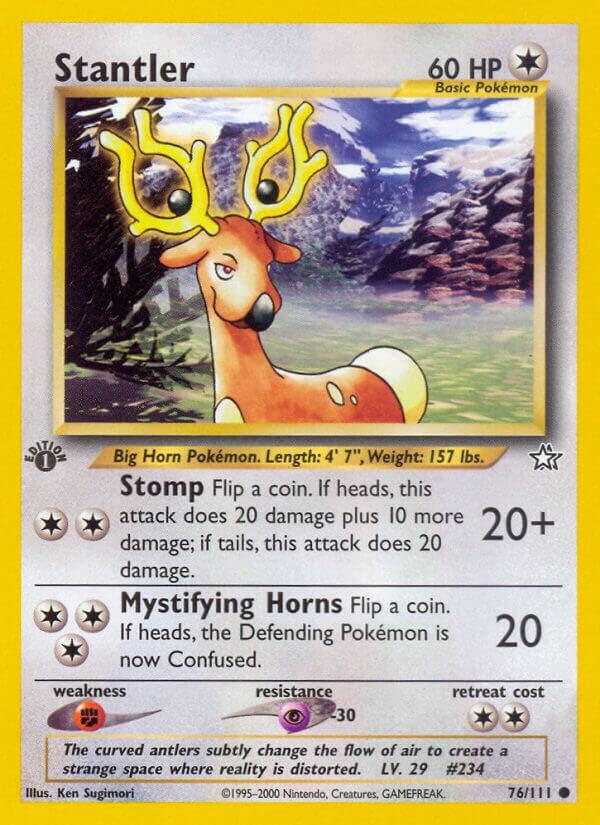 Pokemon Stantler # 76 Neo Genesis